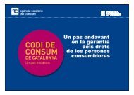 Ultima versio9 PresentaciÃ³ Codi de consum - AgÃ¨ncia Catalana del ...