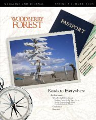 roads to everywhere - Woodberry Forest School