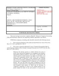 RMI TRO.pdf - Colorado Attorney General