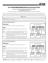 SC & TC SERIES DYNAMIC BRAKING OPTION (FOR ... - Rotor UK