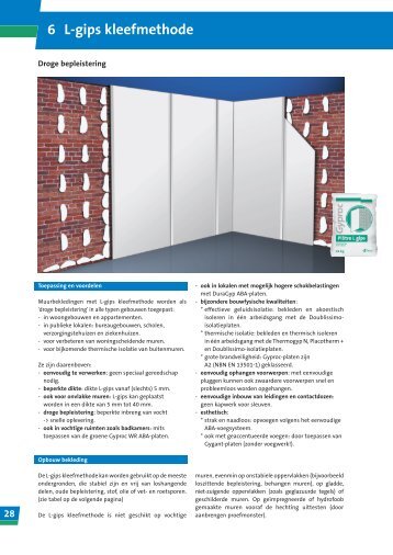 28 6 L-gips kleefmethode - Gyproc
