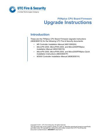 PXNplus CPU Board Firmware Upgrade Instructions