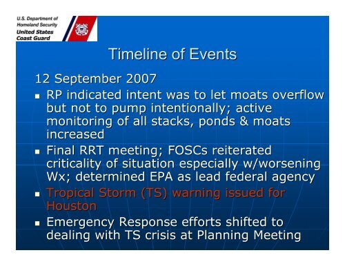 Major Phosphoric Acid Incident - U.S. National Response Team (NRT)