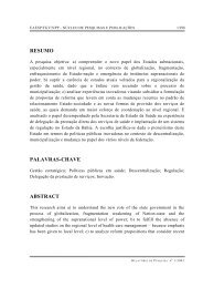 RESUMO PALAVRAS-CHAVE ABSTRACT - GV Pesquisa