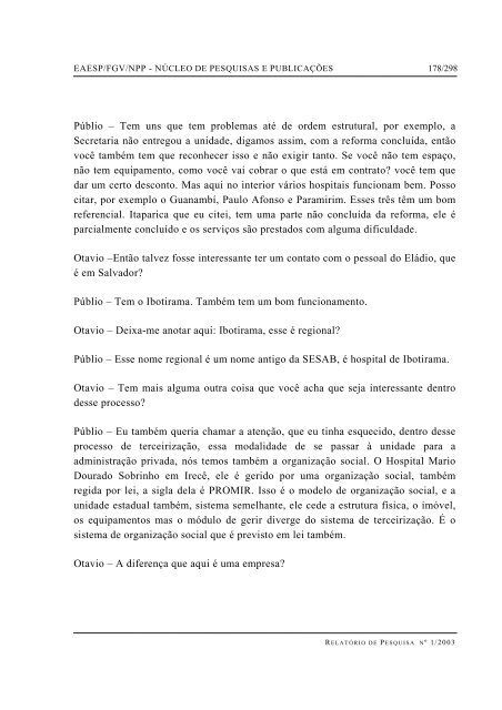 RESUMO PALAVRAS-CHAVE ABSTRACT - GV Pesquisa