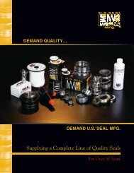 Supplying a Complete Line of Quality Seals - U.S. Seal Mfg.