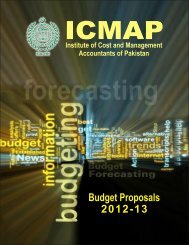 Budget Proposals - Institute of Cost and Management Accountants ...