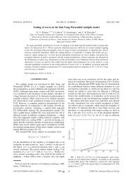 Scaling of waves in the Bak-Tang-Wiesenfeld sandpile model