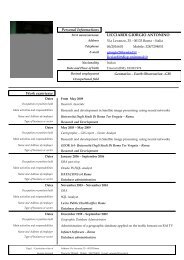 Updated CV and publications - Dipartimento di Informatica, Sistemi ...