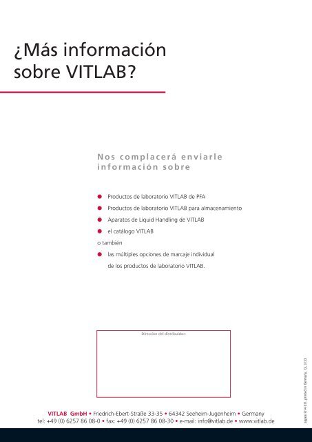 Vasos graduados - VITLAB