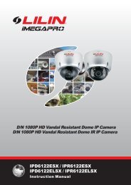 Hardware Manual: Lilin IPR6122ESX - Network Webcams