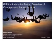 IFRS in India - jb nagar cpe study circle of wirc of icai