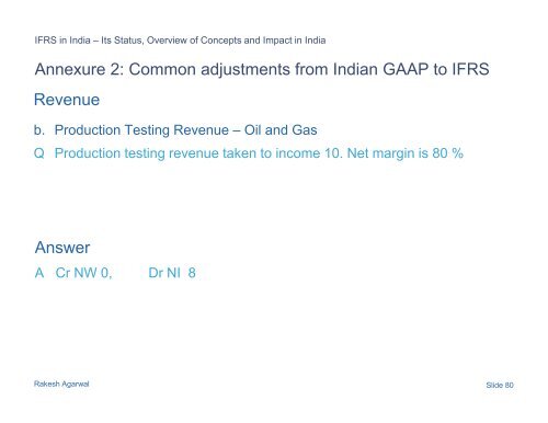 IFRS in India - jb nagar cpe study circle of wirc of icai