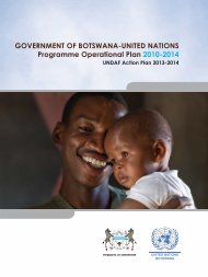 GoB-UN POP 2010-2014 - UNFPA Botswana