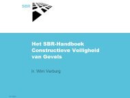 Het SBR-Handboek Constructieve Veiligheid van Gevels