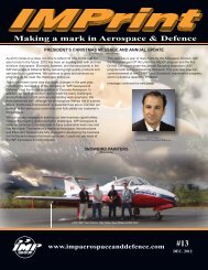 Making a mark in Aerospace & Defence - IMP Group