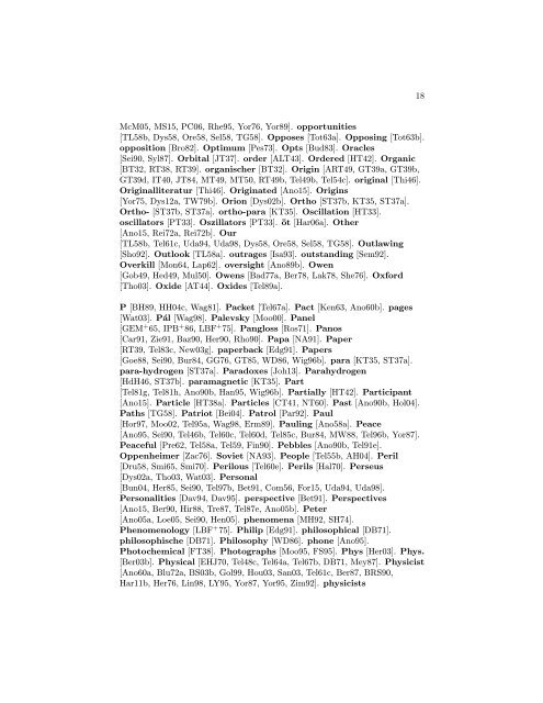 A Bibliography of Publications by, and about, Edward Teller - FTP