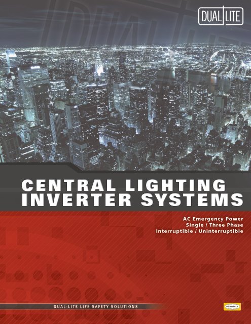 Literature Central Lighting Inverter Overview brochure - Dual-Lite