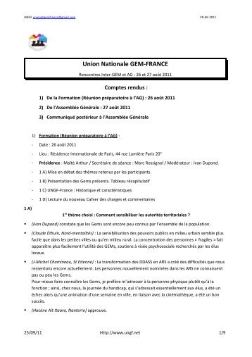 Union Nationale GEM-FRANCE