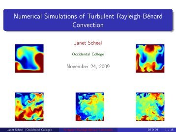 Numerical Simulations of Turbulent Rayleigh-Bénard Convection