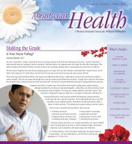 About Your Health Winter 2011.pdf - Memorial Hospital