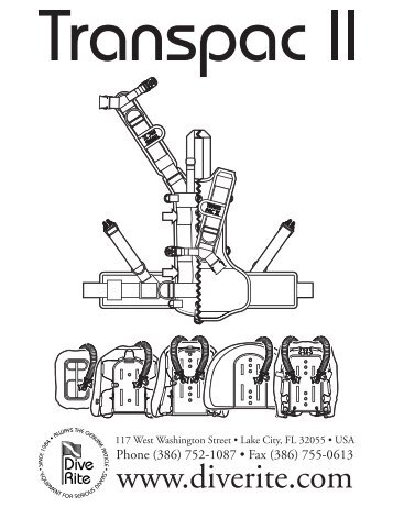 Dive Rite Transpac Manual - Simply Scuba