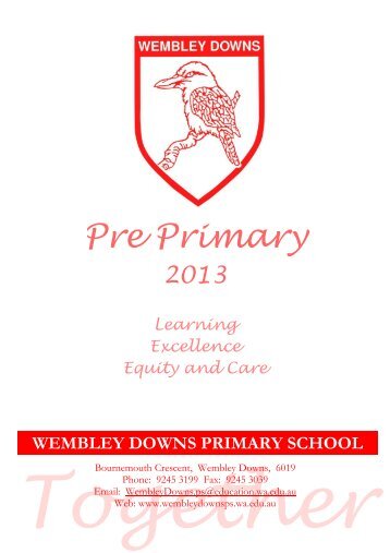Pre Primary - Wembley Downs Primary School