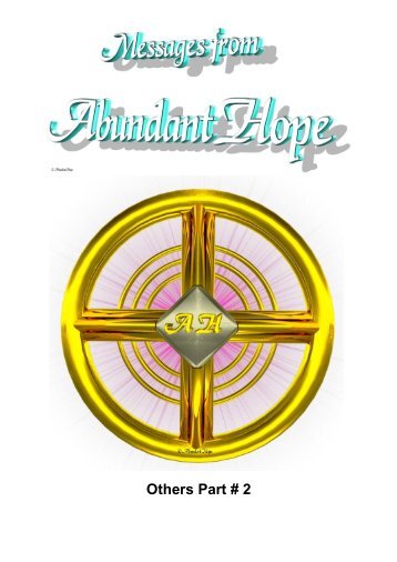 Messages from A.H. - Abundanthope.net
