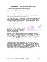 Answers to selected problems from Essential Physics, Chapter 16