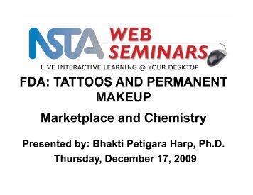 FDA: TATTOOS AND PERMANENT MAKEUP Marketplace and ...