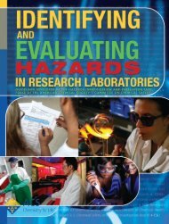Identifying and Evaluating Hazards in Research Laboratories