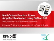 Multi-Octave Practical Power Amplifier - RF Micro Devices