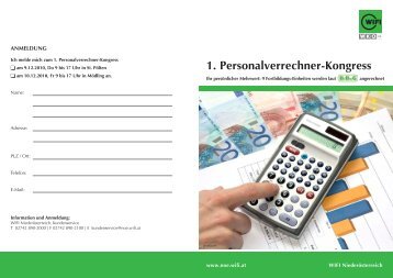 1. Personalverrechner-Kongress