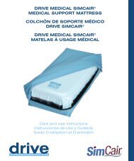 drive medical simcairÂ® medical support mattress colchÃ³n de soporte ...