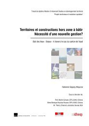 Territoires et constructions hors zone à bâtir Nécessité d ... - vlp-aspan