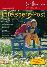 Alles was ich will! Magazin für unsere Gäste - Willingen