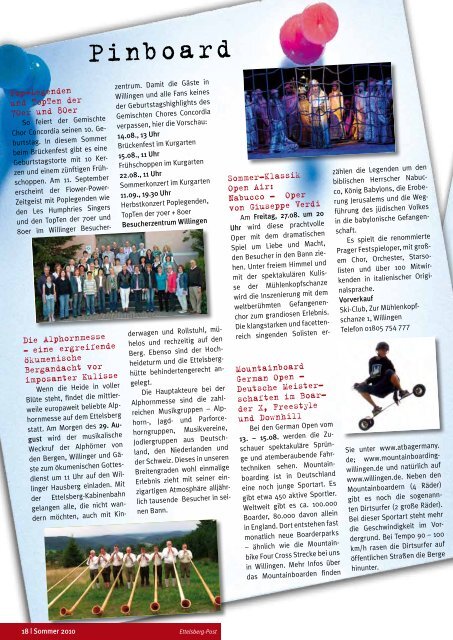 Alles was ich will! Magazin für unsere Gäste - Willingen