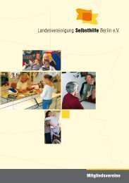 1 Mitgliedsvereine - LV Selbsthilfe Berlin