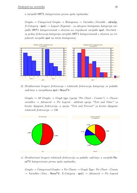 Statistika - radni materijali - Odjel za matematiku