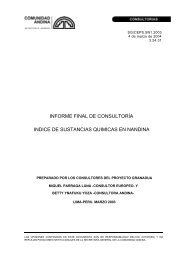 indice de sustancias quimicas en nandina - Intranet - Comunidad ...