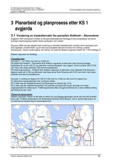 Planrapport - Statens vegvesen