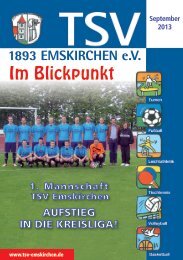 Im Blickpunkt - TSV Emskirchen