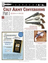 Colt Army Conversions (Pt. 1) - 1960NMA.org