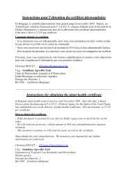 Instructions pour l'obtention du certificat phytosanitaire Instructions ...