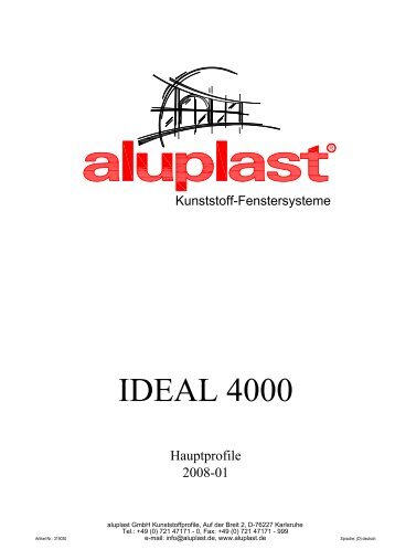 IDEAL 4000 - BBE-Fenstertechnik GmbH