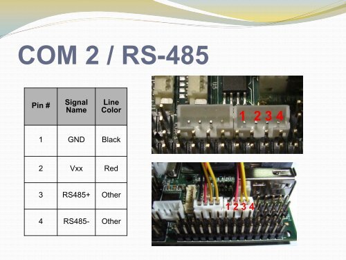 Pin # Signal Name - RoBoard