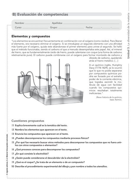 Unidad 3. PD FÃ­sica y QuÃ­mica 3Âº ESO. - Algaida