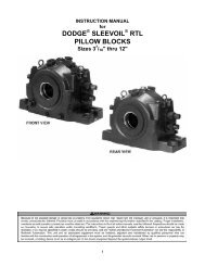 DODGE SLEEVOIL RTL PILLOW BLOCKS - PTplace.com