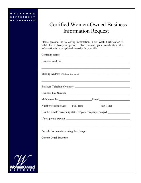 Business Certification Affidavit