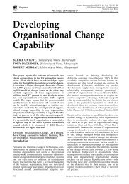 Developing Organisational Change Capability - Latec